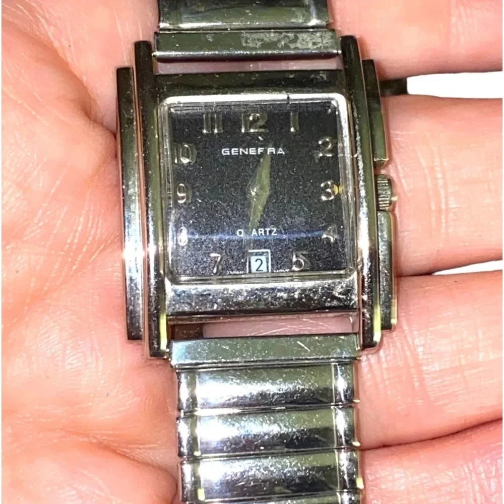 1980’s Generra Silver Tone Stretch Watch